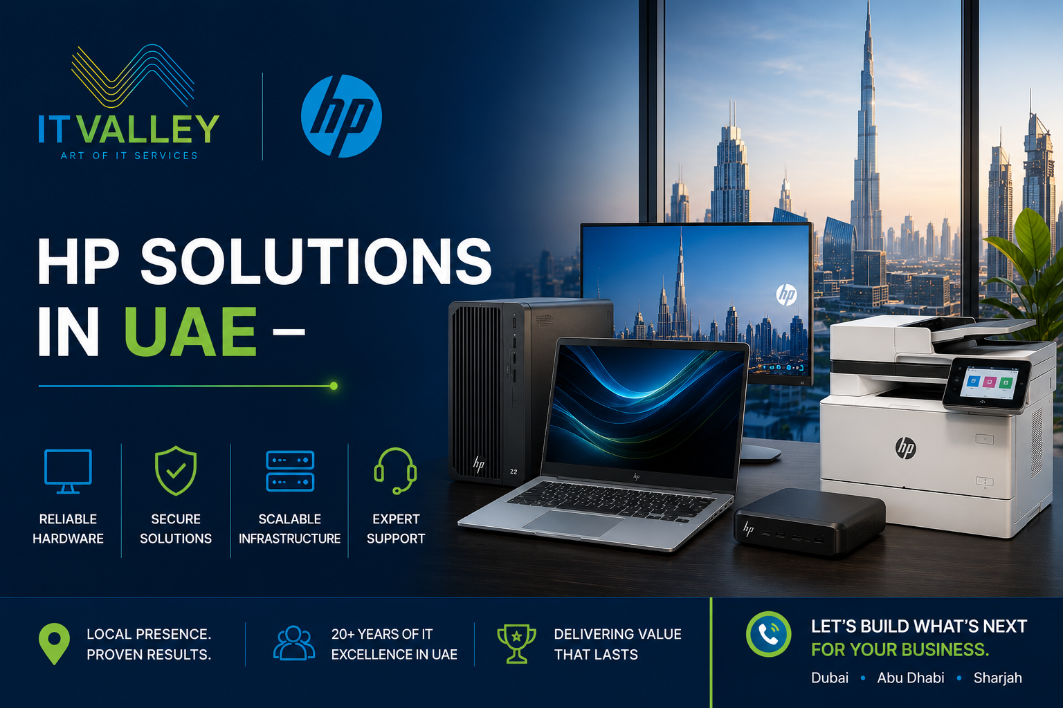 HP Solutions in UAE – The Honest Guide for Businesses That Mean Business