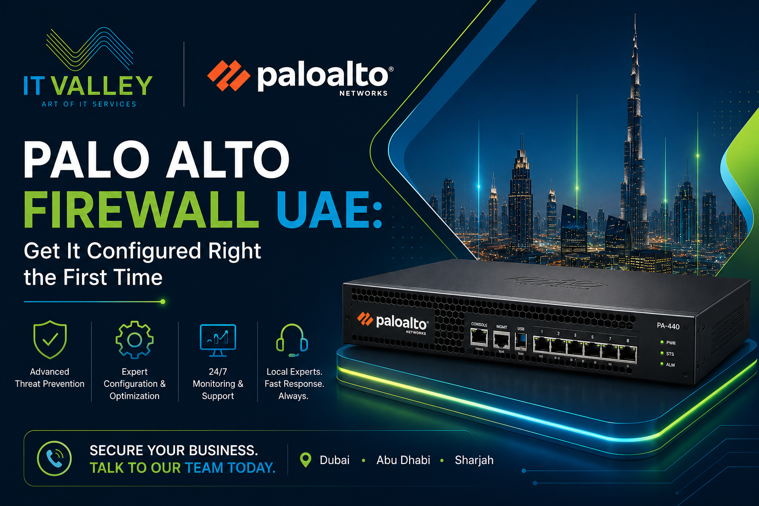 Palo Alto Firewall UAE | Buy NGFW Fast — IT Valley