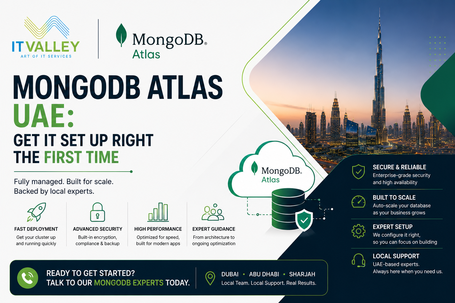 MongoDB Atlas UAE | Setup & Migration — IT Valley Dubai