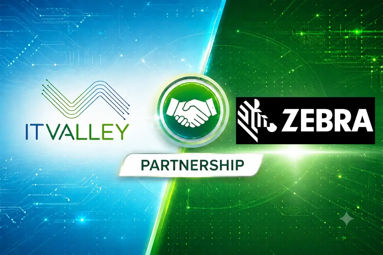 Zebra Technologies printers in Dubai including GK420T barcode printer, ZD421 label printer, and ZC300 card printer supplied by IT Valley
