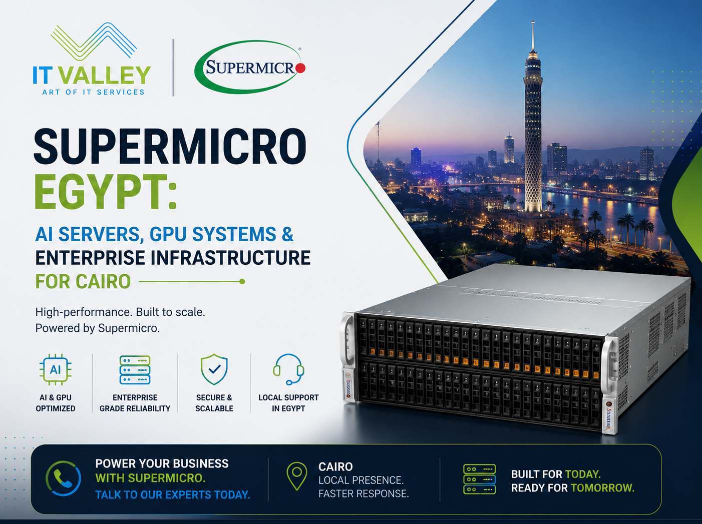 Supermicro Egypt | AI & GPU Servers — IT Valley Cairo