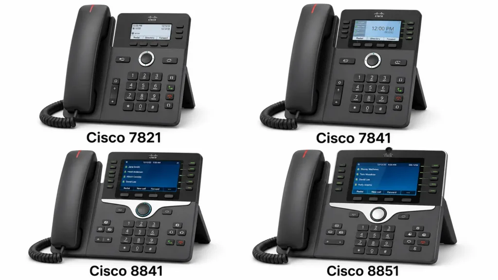 Cisco IP Phones – 7821, 7841, 8841 & 8851 for Business Communication