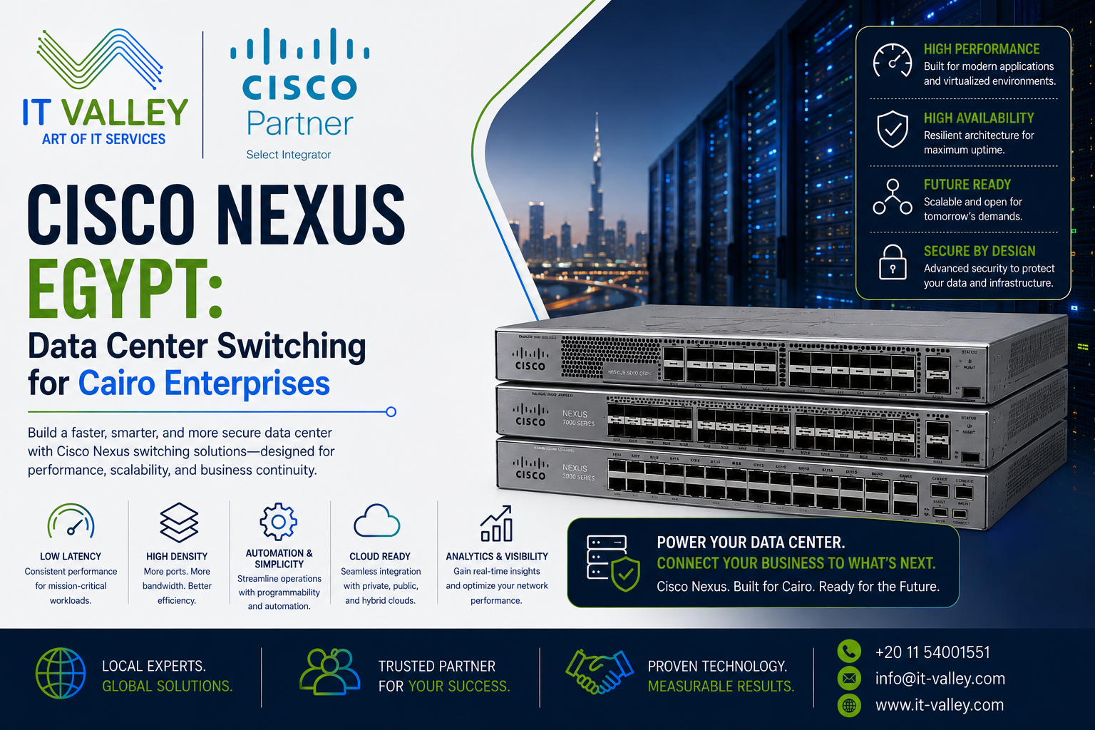 Cisco Nexus Egypt | Data Center Switches — IT Valley