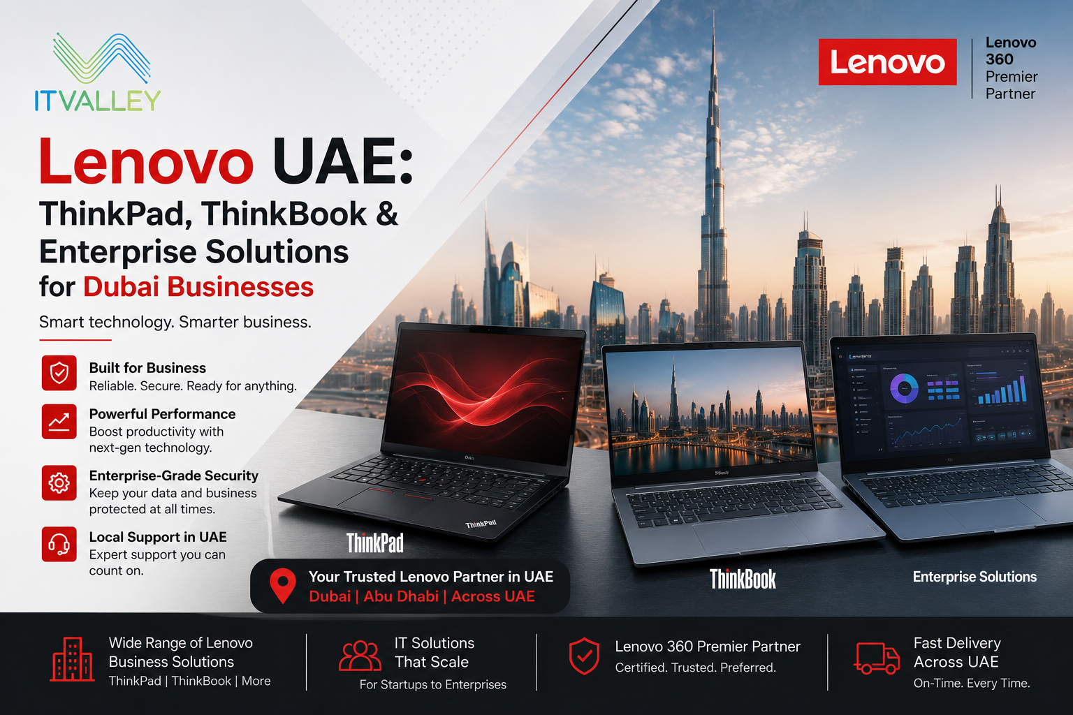 Lenovo UAE | ThinkPad, ThinkBook & Servers — IT Valley