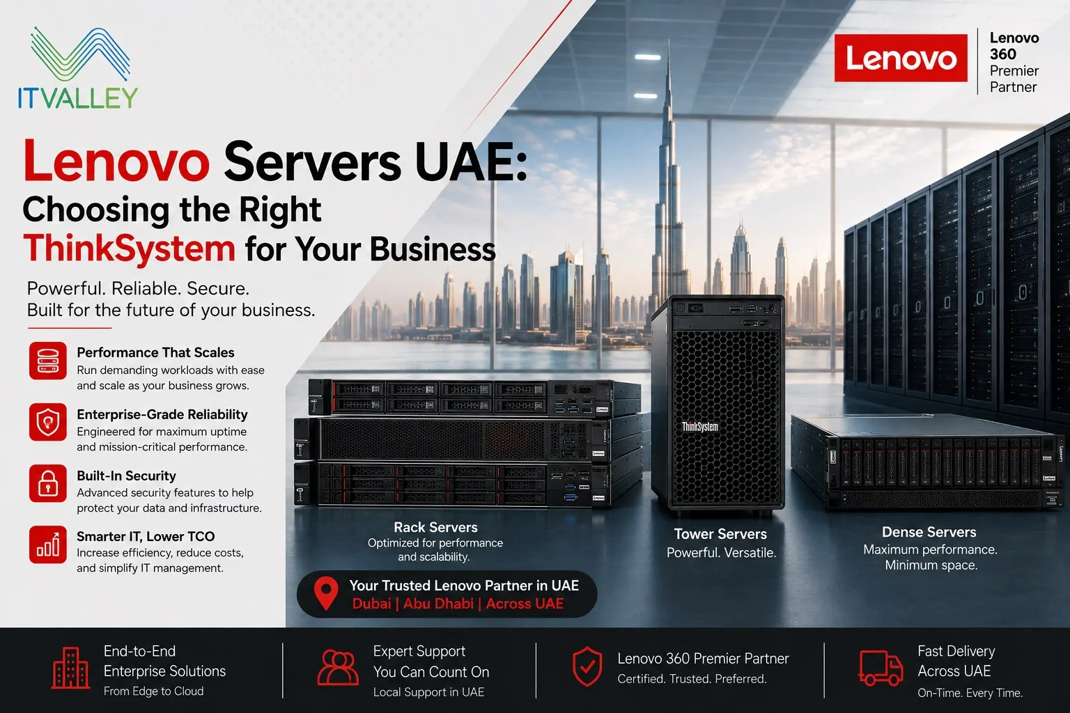 Lenovo Servers UAE: ThinkSystem Guide | IT Valley