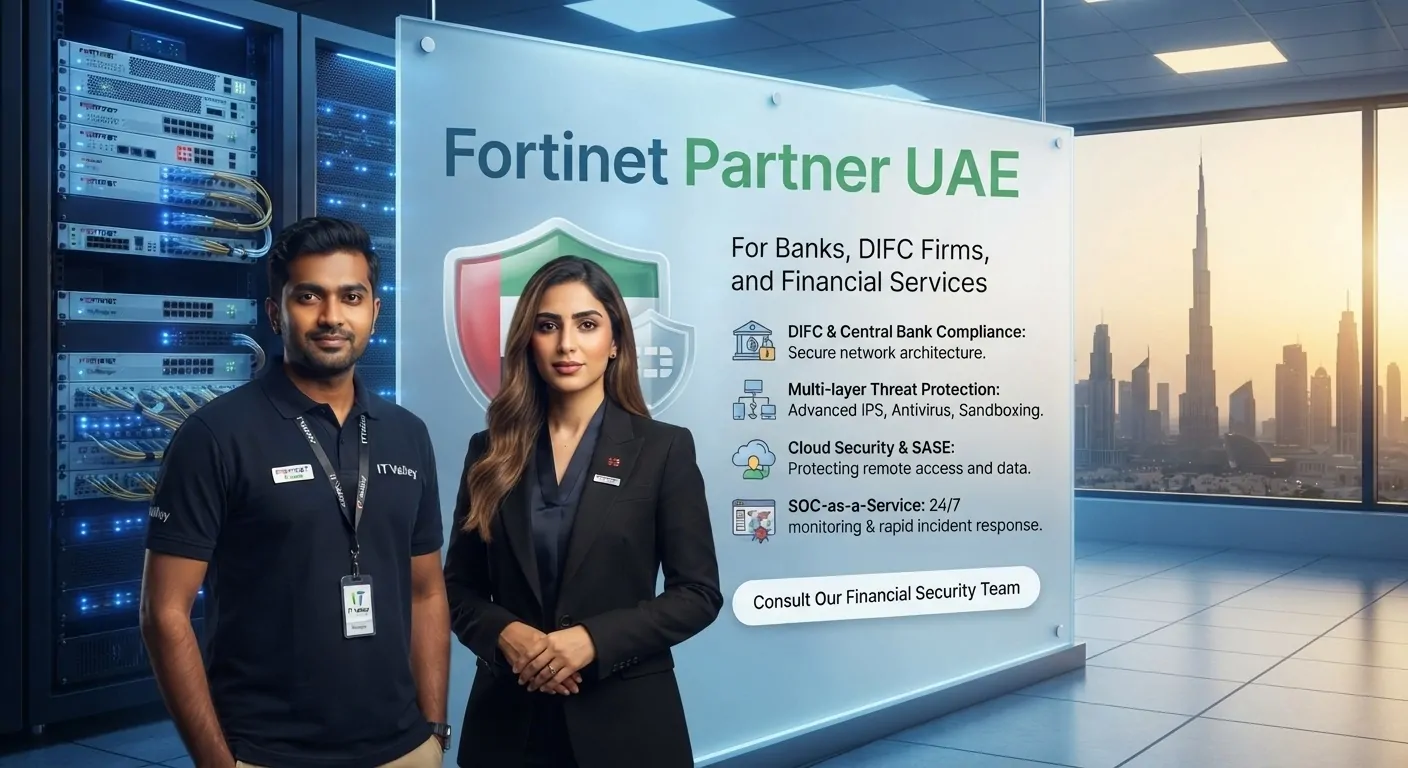Fortinet Partner UAE for Banks & DIFC Firms | IT Valley