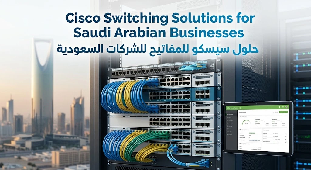 Cisco switches and networking solutions for businesses in Saudi Arabia from IT Valley