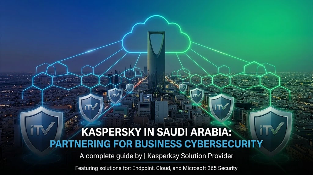 Kaspersky cybersecurity solutions in Saudi Arabia provided by IT Valley, a Kaspersky Partner and Reseller for business, endpoint, and cloud security.