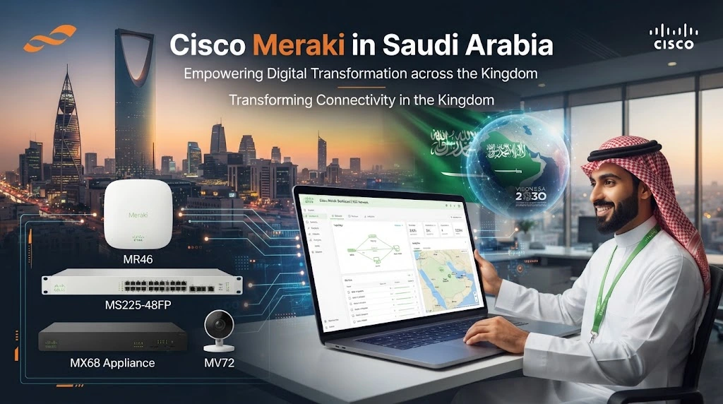 Cisco Meraki in Saudi Arabia networking solutions by IT Valley