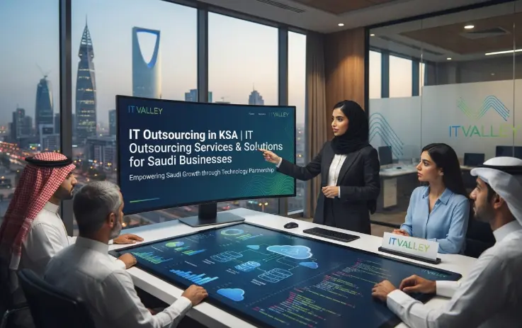 Discover reliable outsourcing services in KSA, including IT outsourcing and business solutions. IT Valley helps Saudi businesses access specialized expertise, scale operations, and improve efficiency.