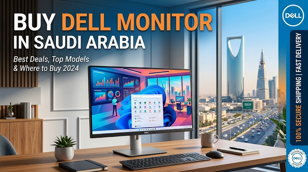 dell monitor business display solutions in Saudi Arabia by IT Valley